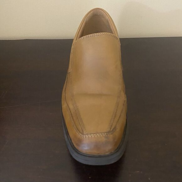 Clarks Men's Tilden Free 9 Dark Tan Leather - Picture 4 of 7